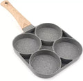 [COCINA 4 A LA VEZ] Sartén Antiadherente 4 Puestos — Apta Inducción