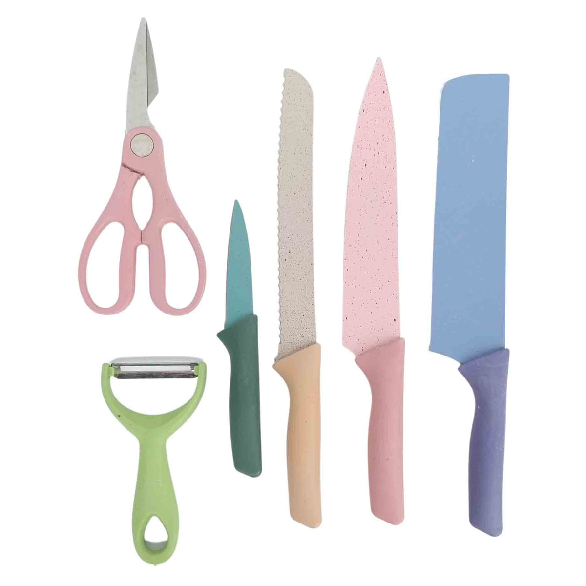 Set De 6 Cuchillos De Cocina