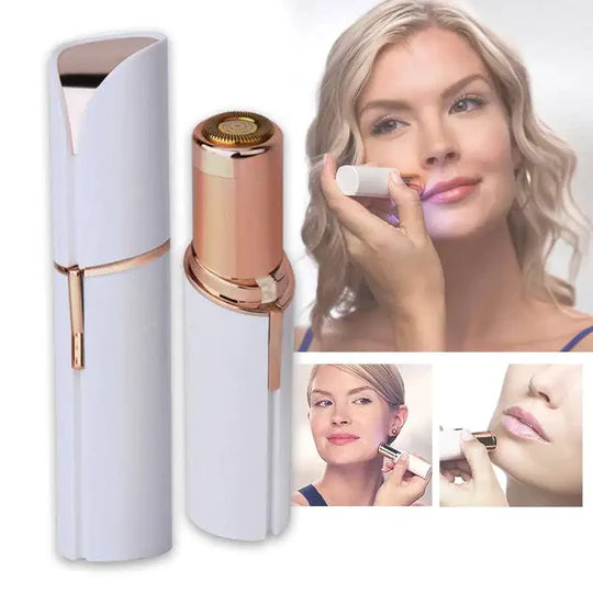Depiladora facial portátil recargable tipo lápiz labial