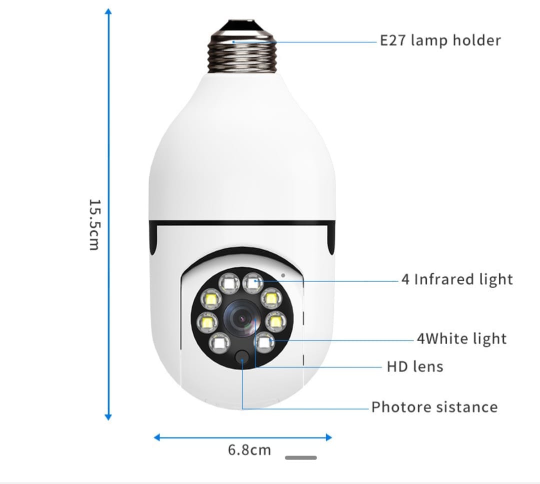 Cámara de Seguridad WiFi 360°