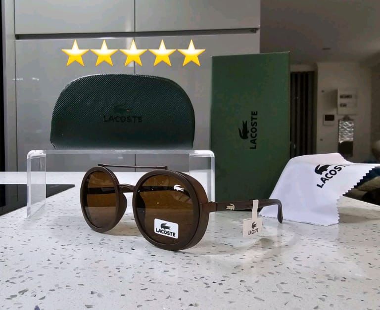 Lentes de sol hombre redondo estilo premium