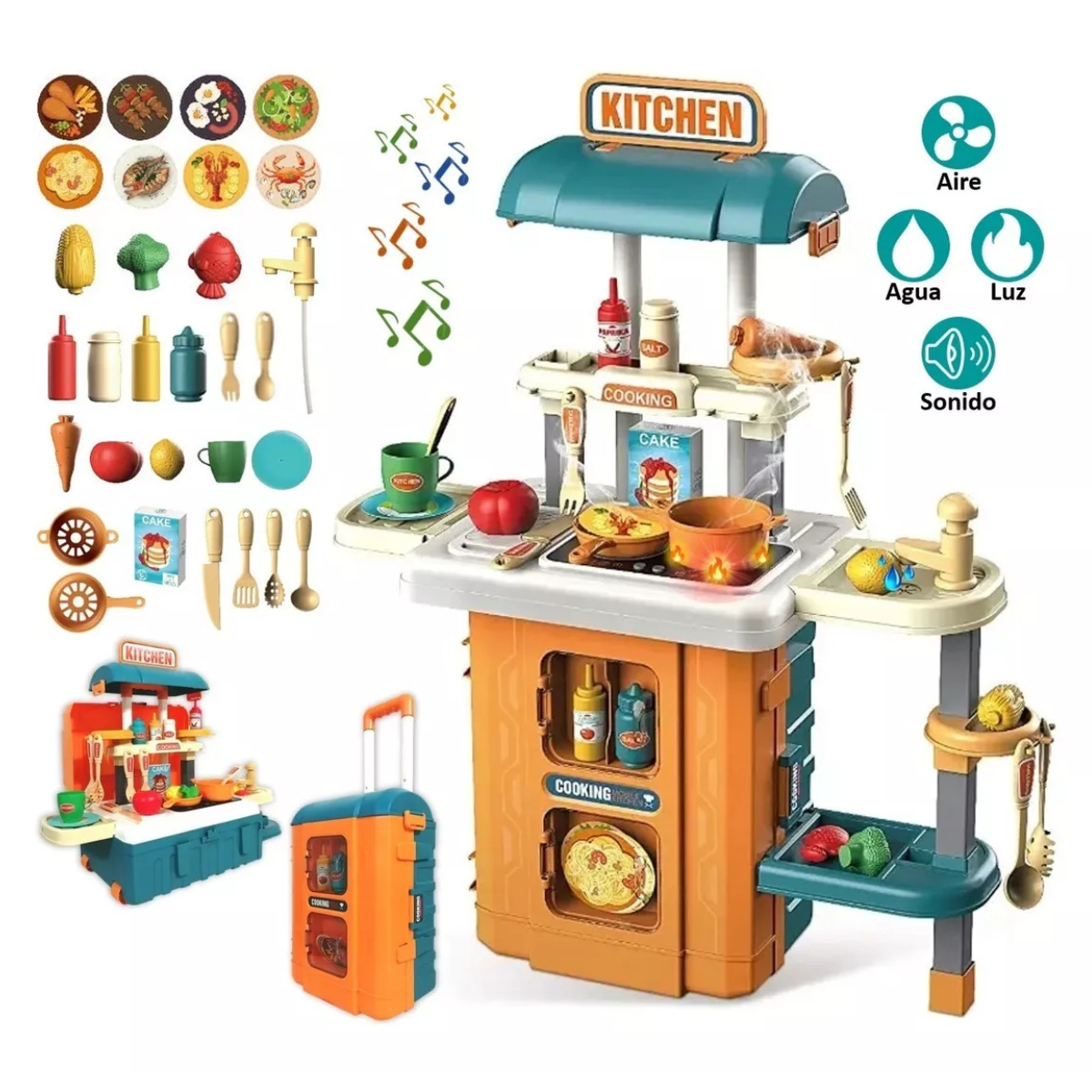 Maleta Cocina De Juguete Para Niño