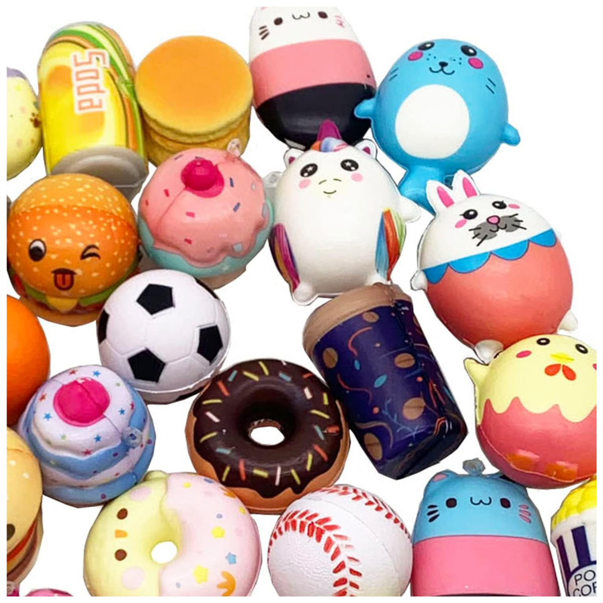 Pack Squishies Antiestrés Para Niños