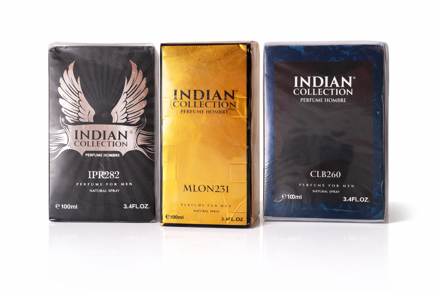 Kit 3 Perfumes Hombre Indian Collection