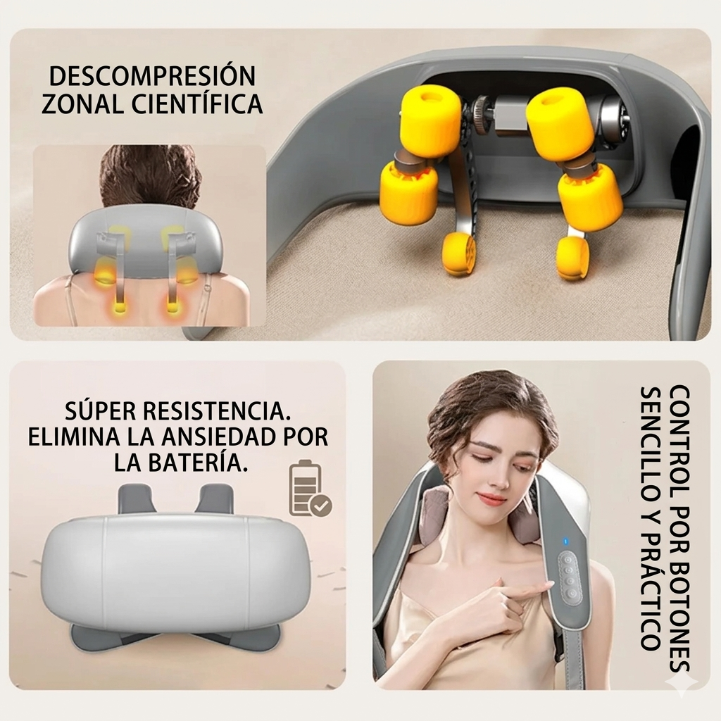Masajeador Estimulador Cervical Hombro