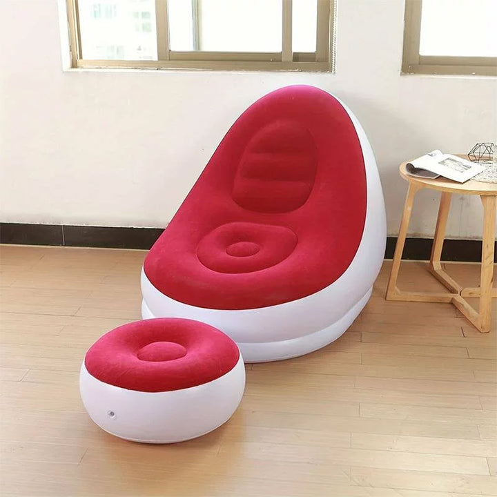 Sofá inflable puff relax