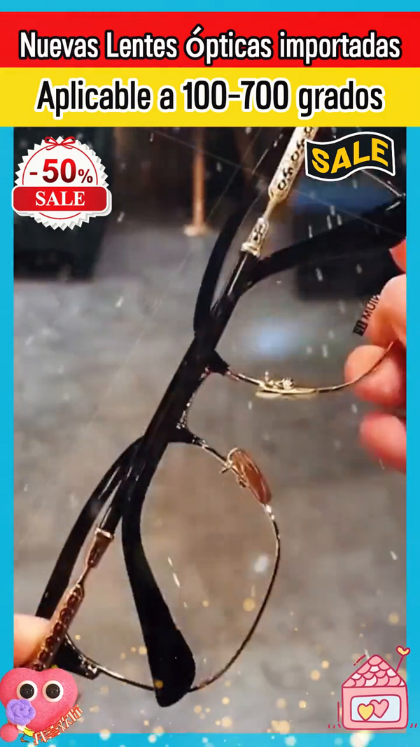 Nuevos lentes opticos importados aplicables de 100 a 700 grados