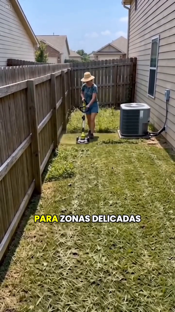 Podadora ideal para orillas y zonas delicadas del jardín