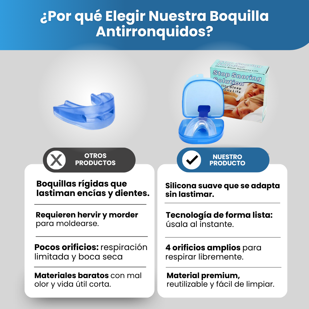 Comparación: nuestra boquilla de silicona suave frente a otras boquillas rígidas