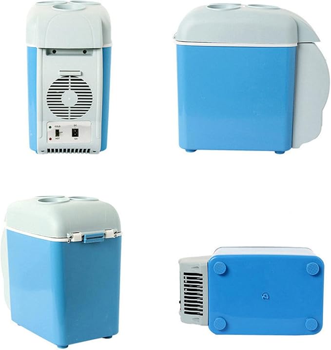 Mini nevera portátil 7.5L enfría y calienta, conexión 12V para vehículo