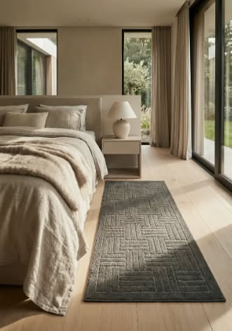 Alfombra engomada 160x80 en dormitorio