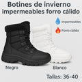 Botas de invierno impermeables con forro