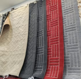 Alfombra engomada — base antideslizante