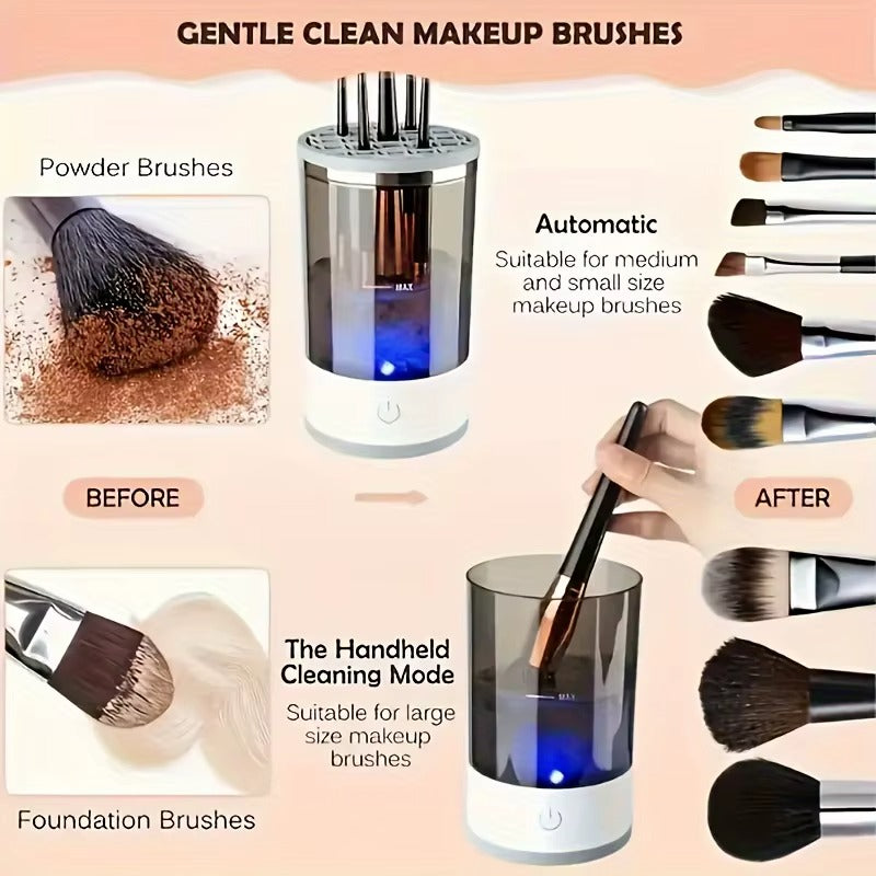 Limpiador de brochas - tipos de brochas compatibles