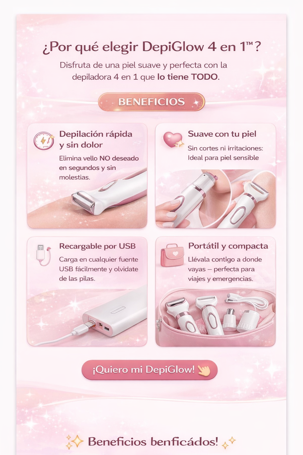 DepiGlow beneficios