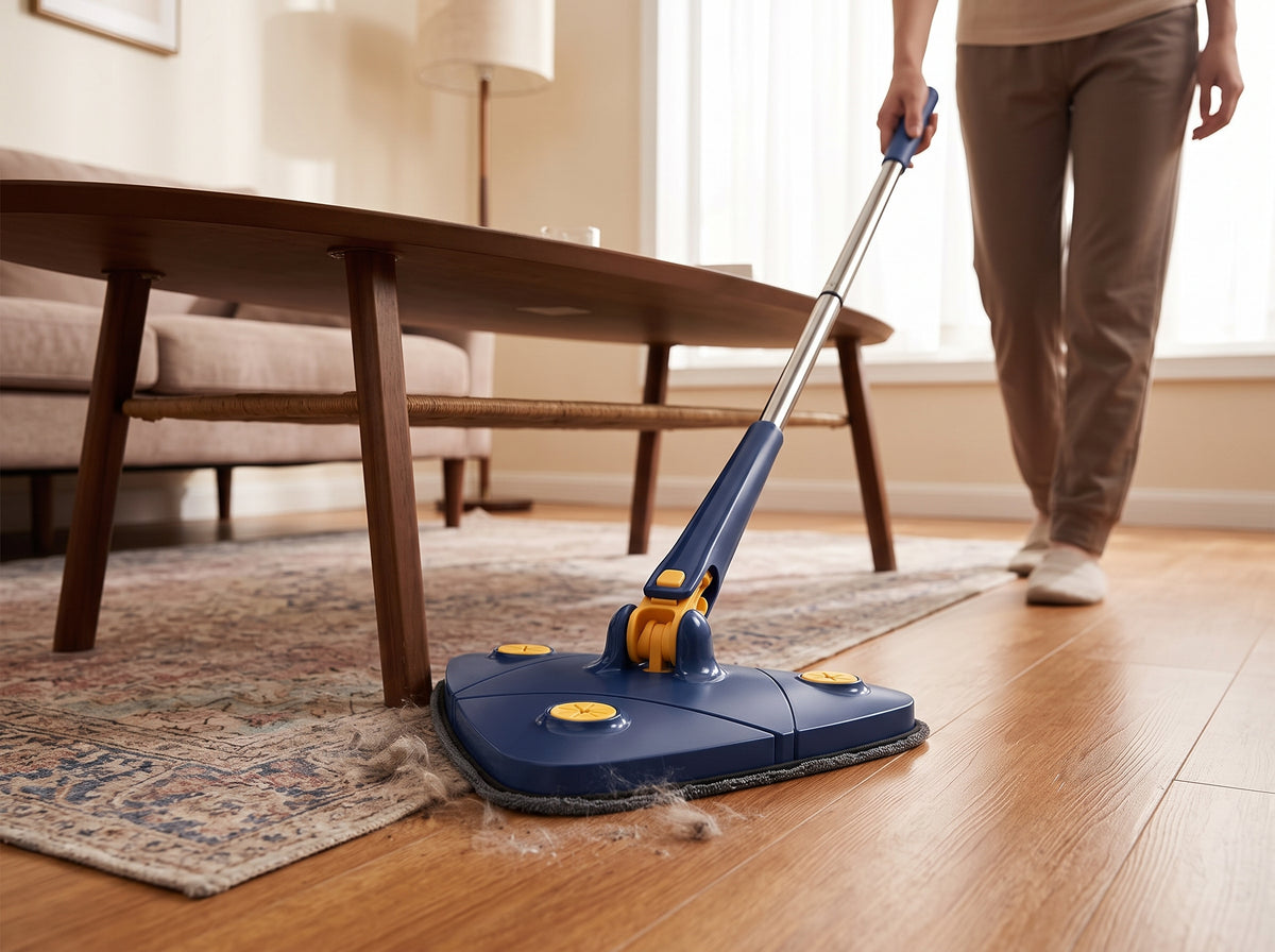 Pasa por debajo de muebles y camas sin mover nada