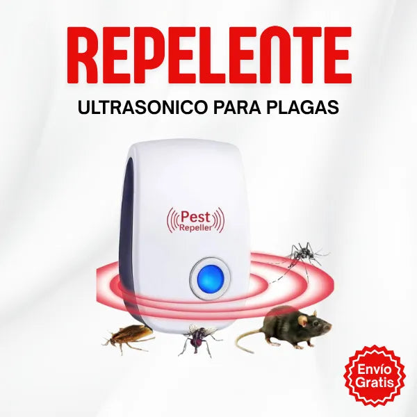 Repelente ultrasónico para plagas — envío gratis